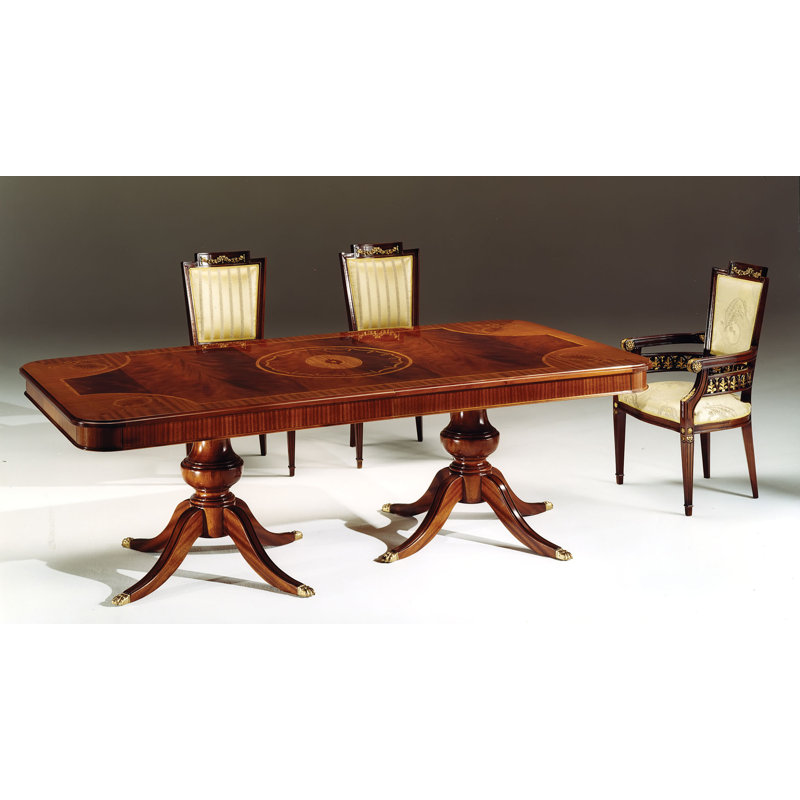 David Michael Extendable Solid Wood Dining Table | Wayfair